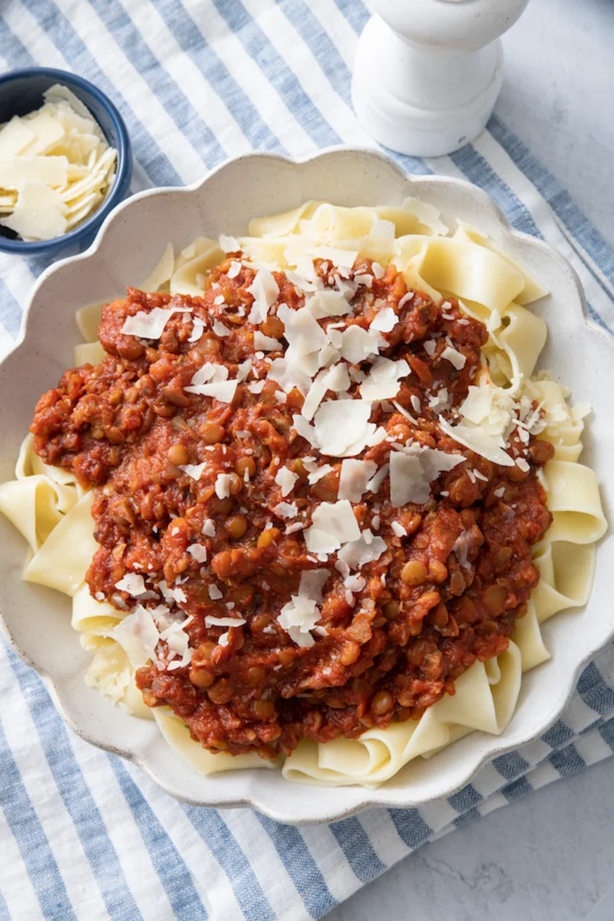 Lentil Mushroom Bolognese