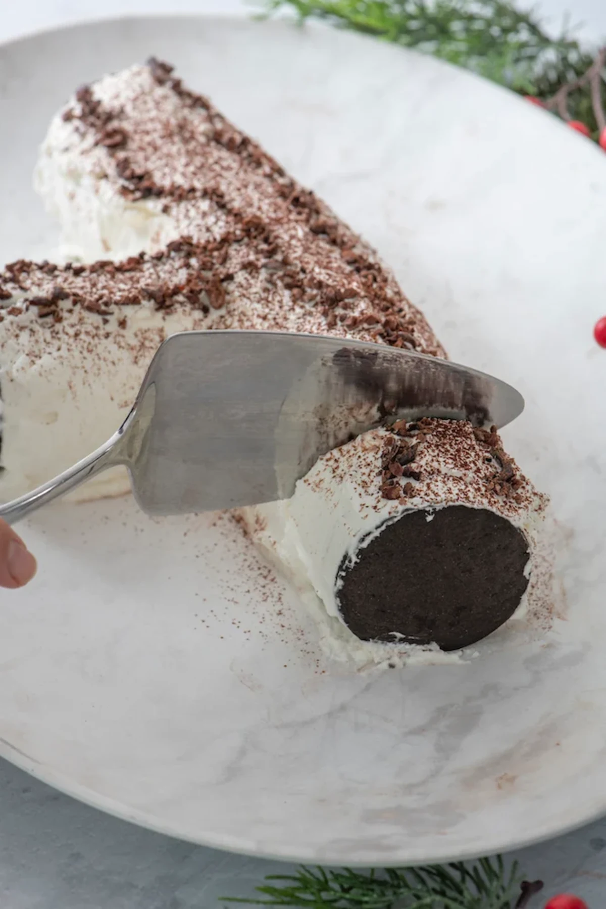 Icebox Log Cake
