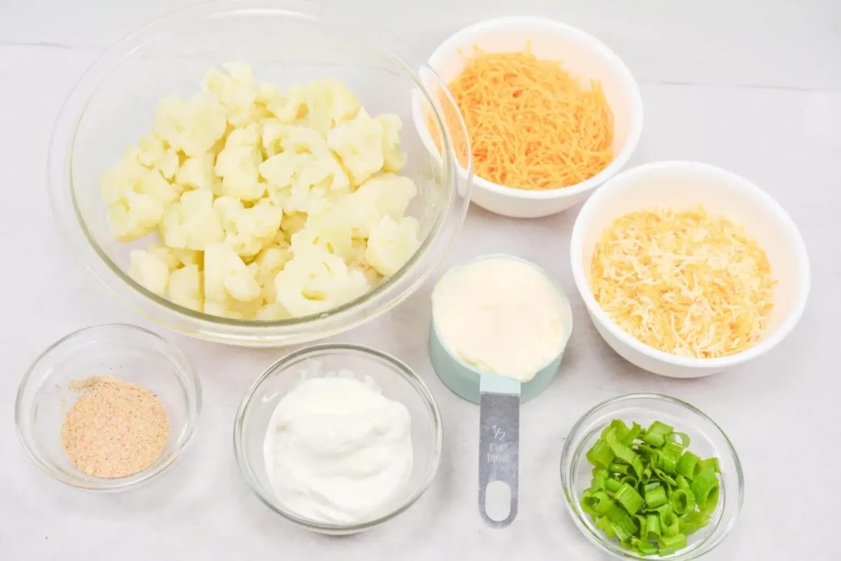 Loaded Cheesy Cauliflower Casserole