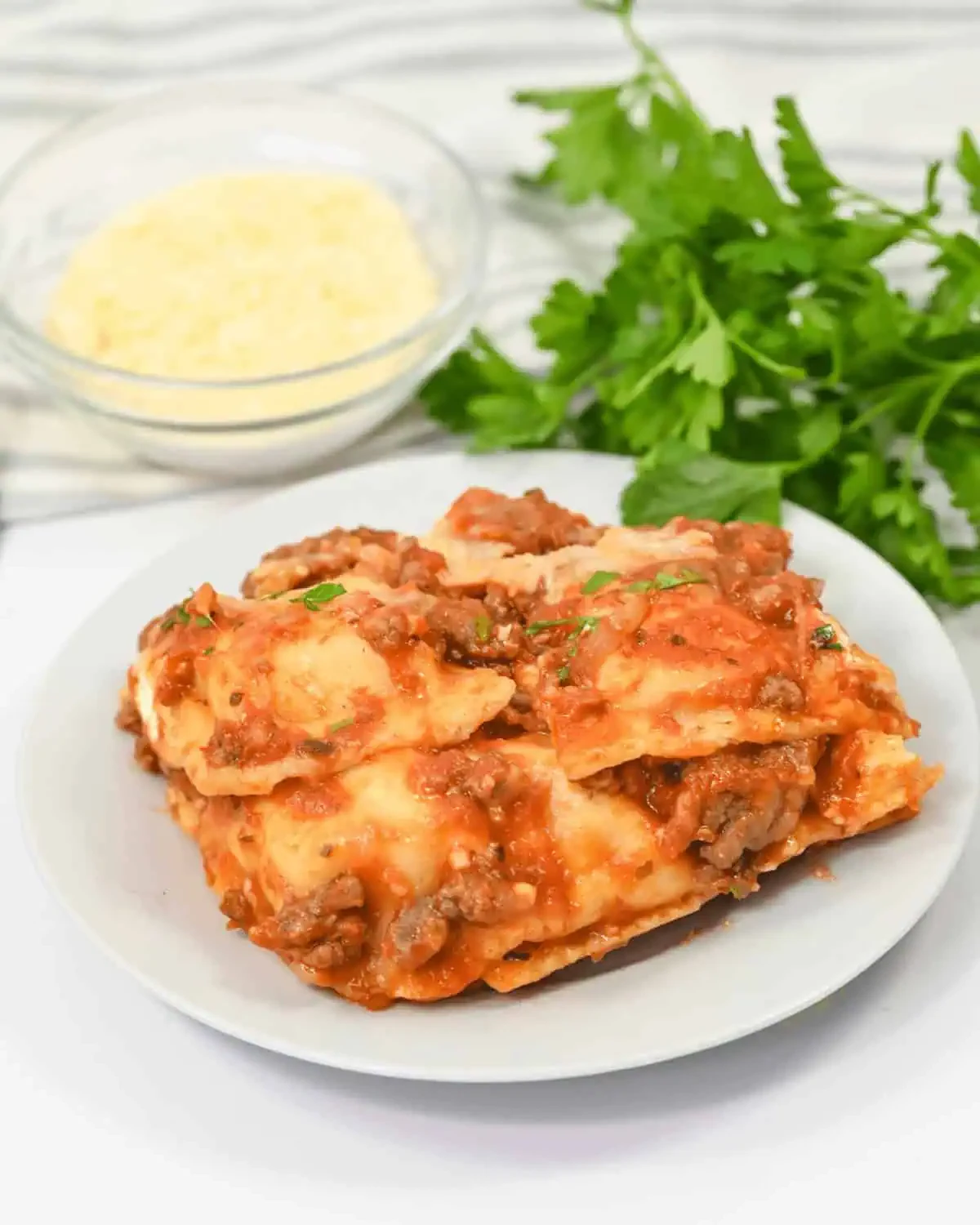 Lazy Ravioli Lasagna