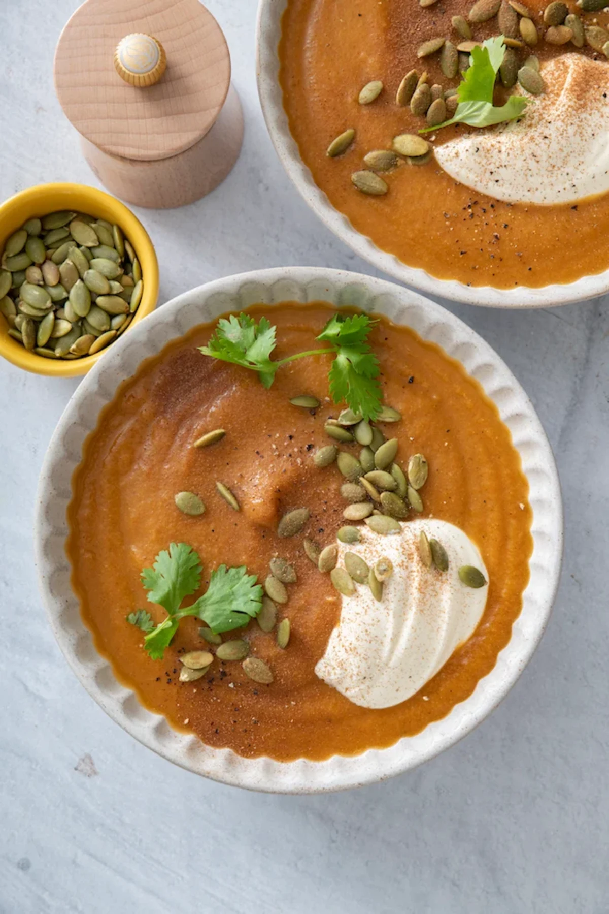 Spiced Carrot Cauliflower Soup