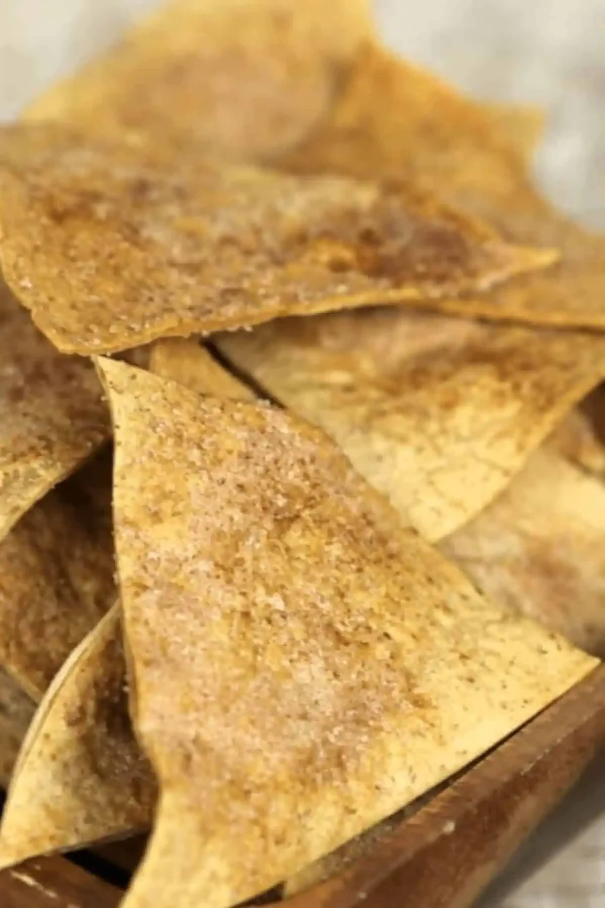Baked Cinnamon Churro Chips