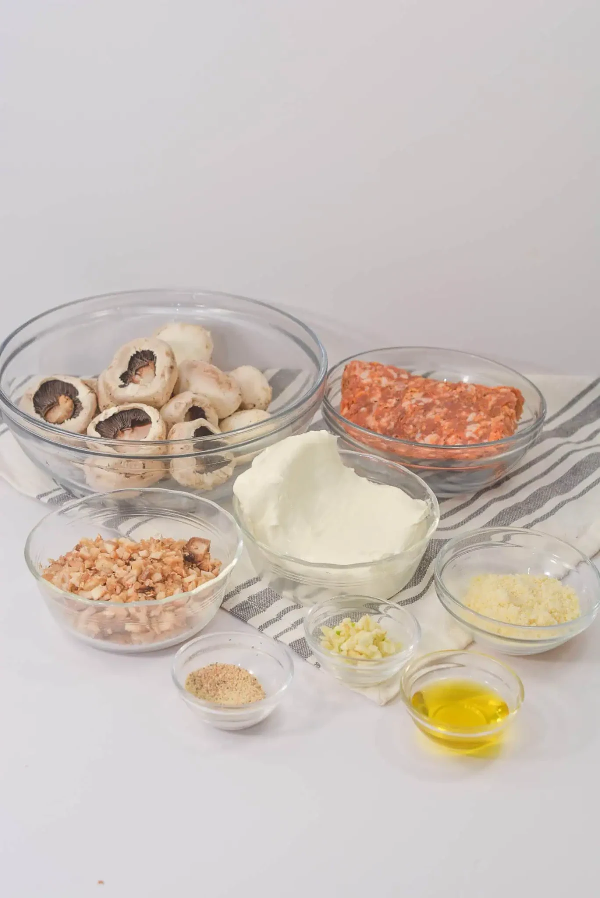 Sausage Cream Cheese Filled Mushrooms