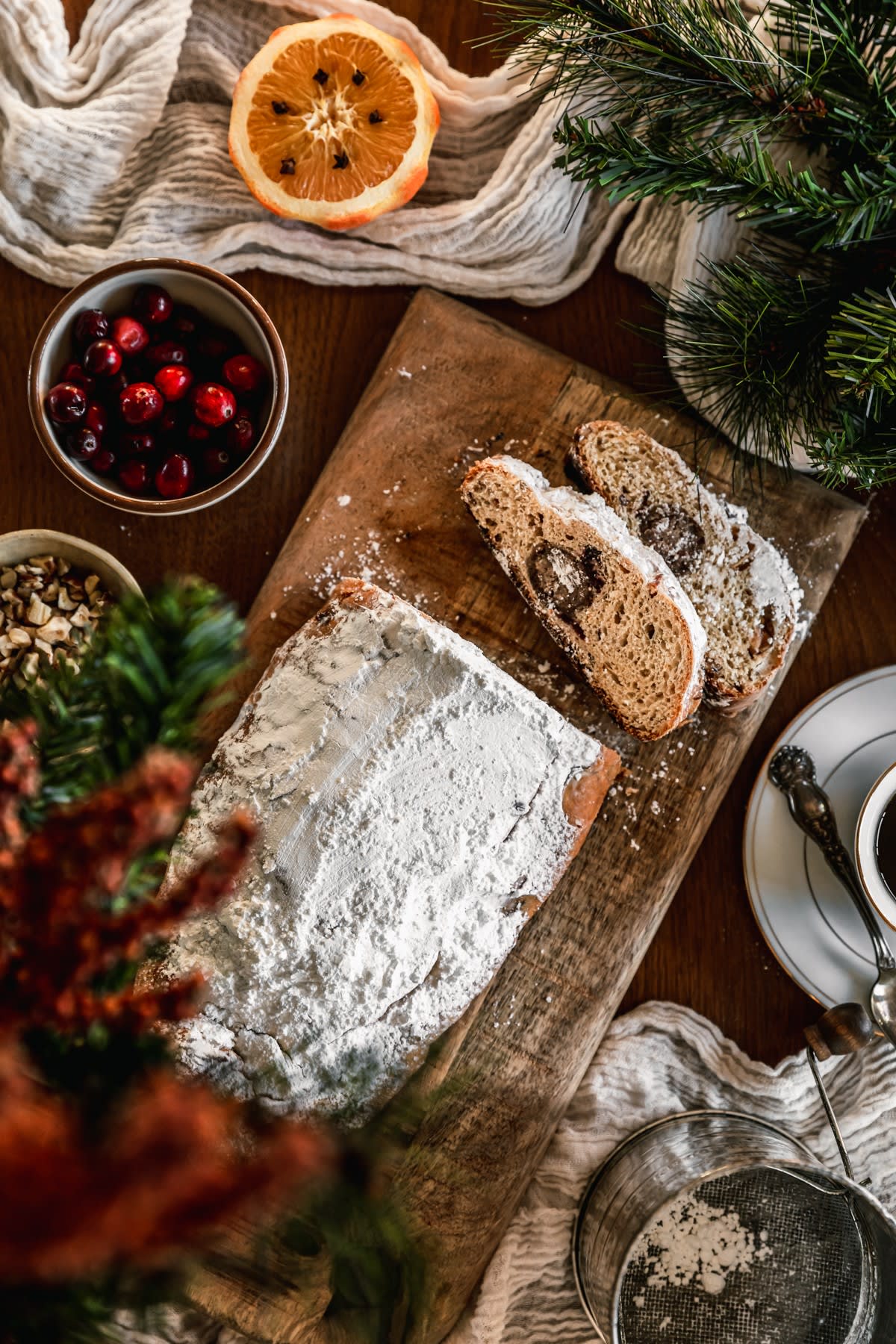 Stollen With Hazelnut Marzipan