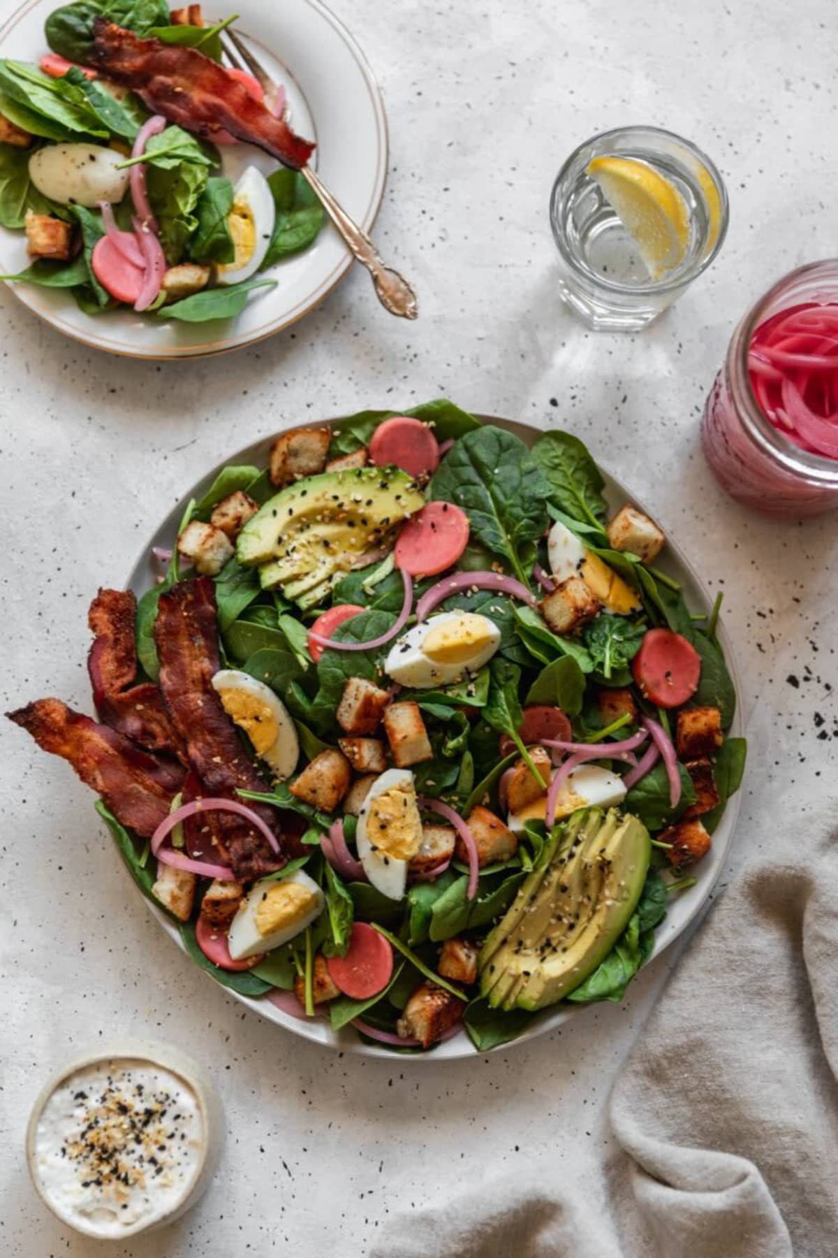 Everything Bagel Breakfast Salad