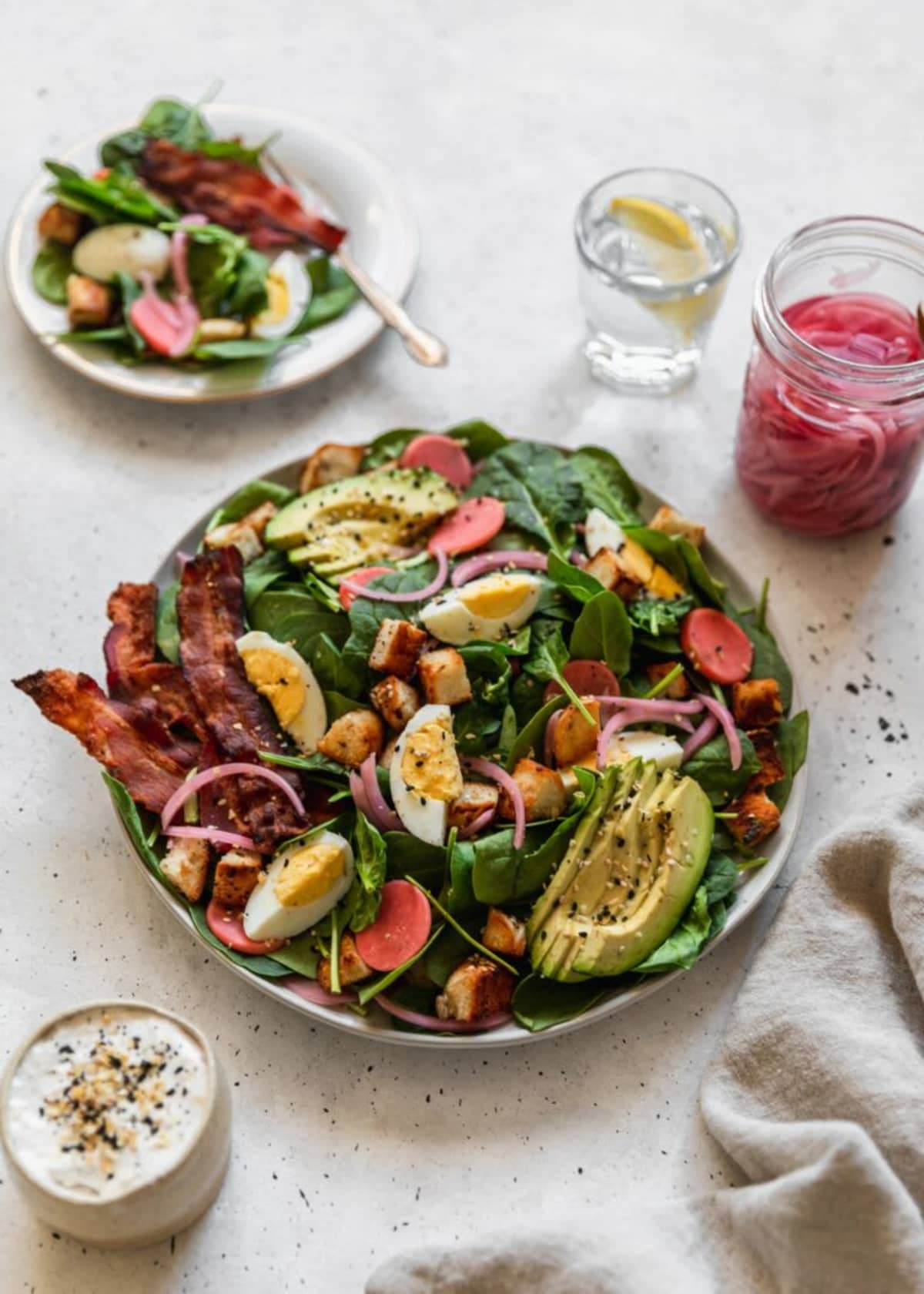 Everything Bagel Breakfast Salad