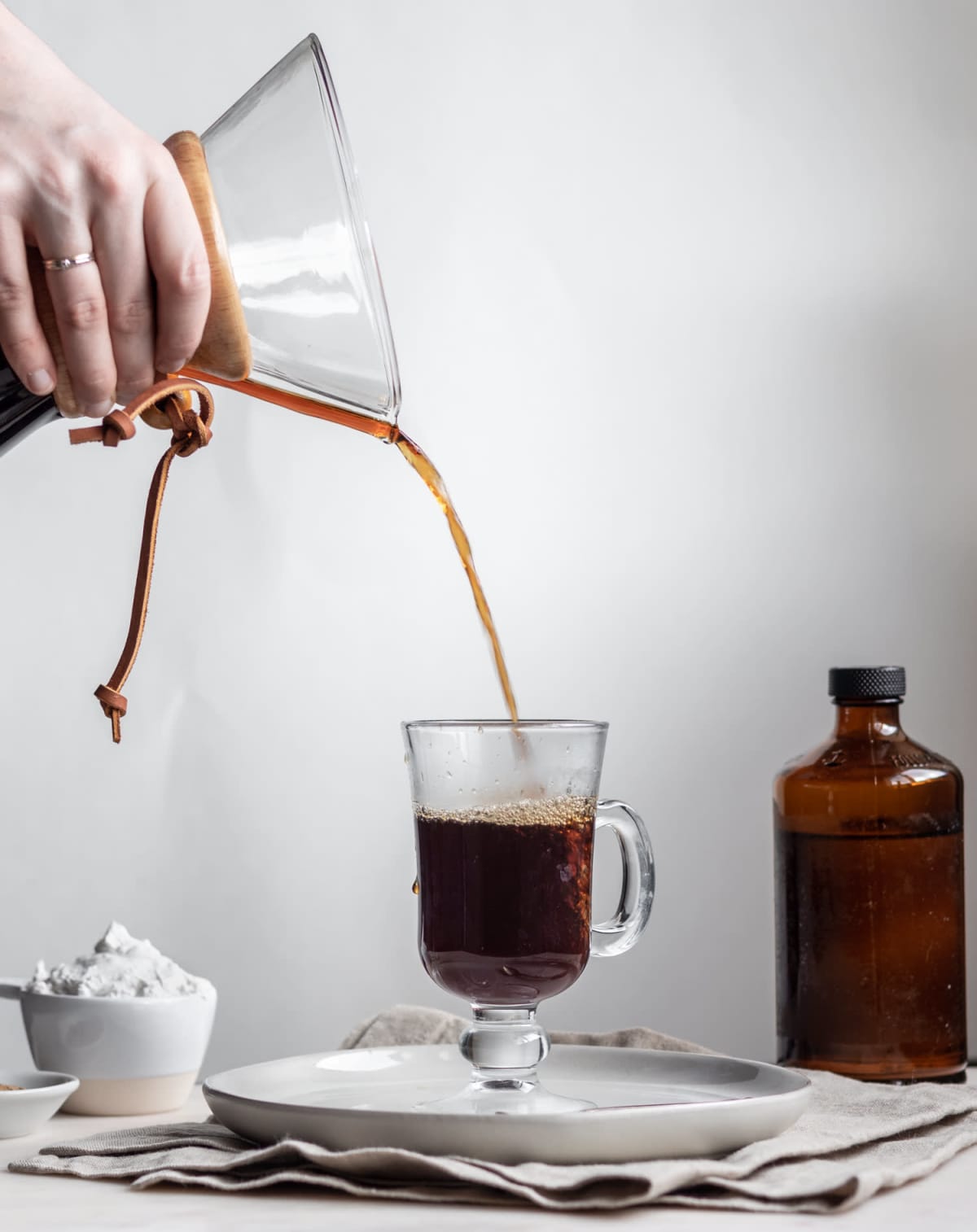 Vegan Irish Coffee With Coconut Cream + Hawaij