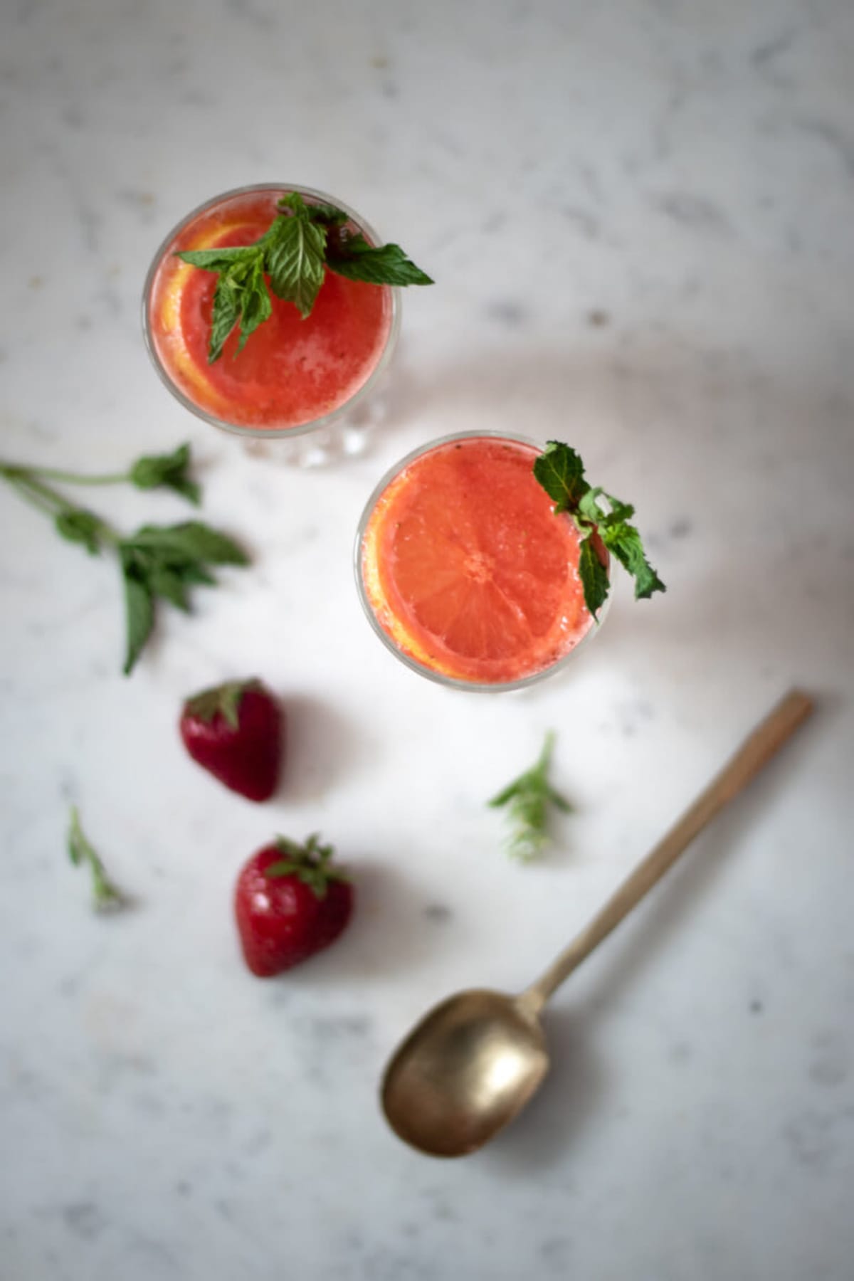 Sparkling Strawberry Bourbon Lemonade
