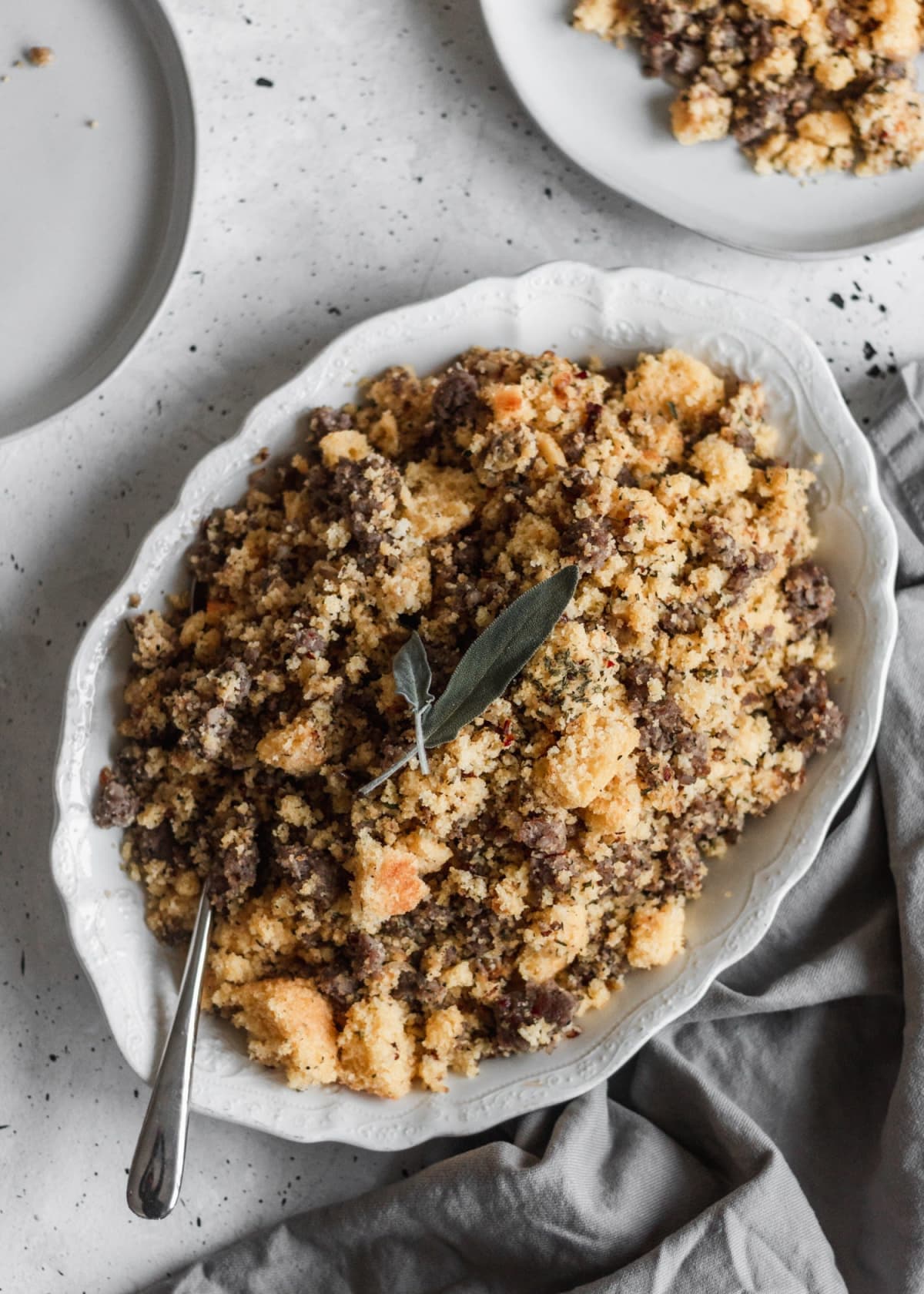 Cornbread Stuffing With Sausage & Sage