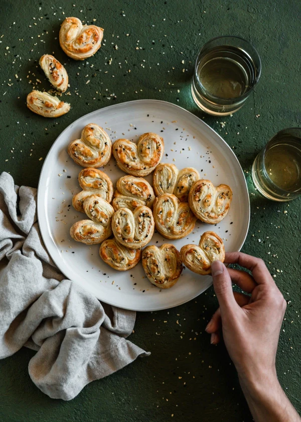 Savory Palmiers With Parmesan & Everything Bagel Spice cover