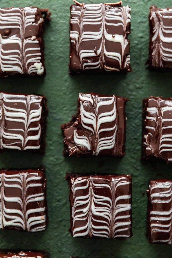Fudgy Irish Coffee Brownies With Whiskey Ganache cover