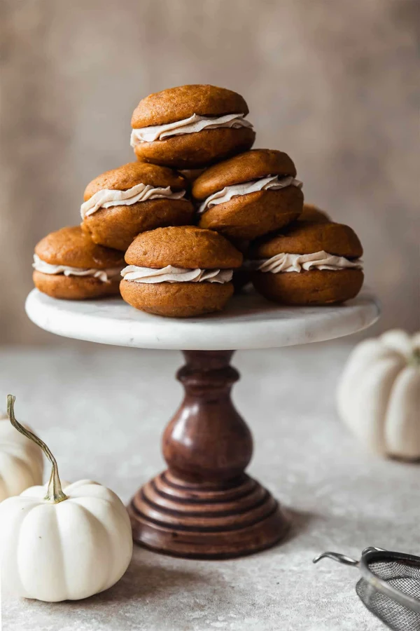 Pumpkin Whoopie Pies With Masala Chai Buttercream cover