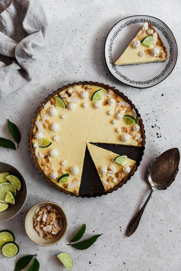 Key Lime Tart With Coconut cover