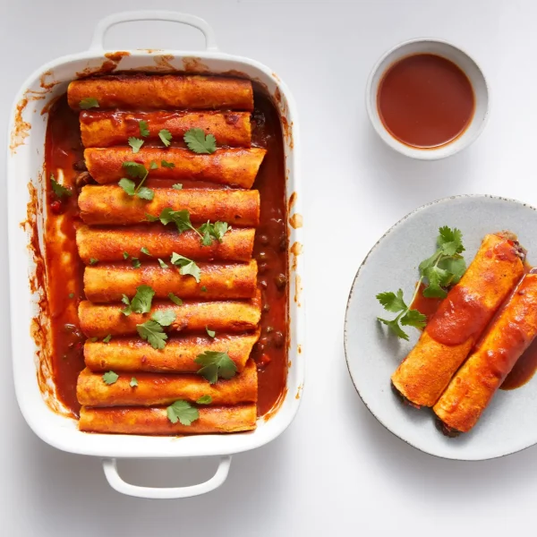 Vegan Black Bean Enchiladas cover