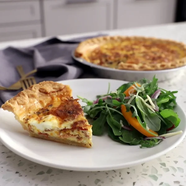 Bacon and Cheese Quiche cover
