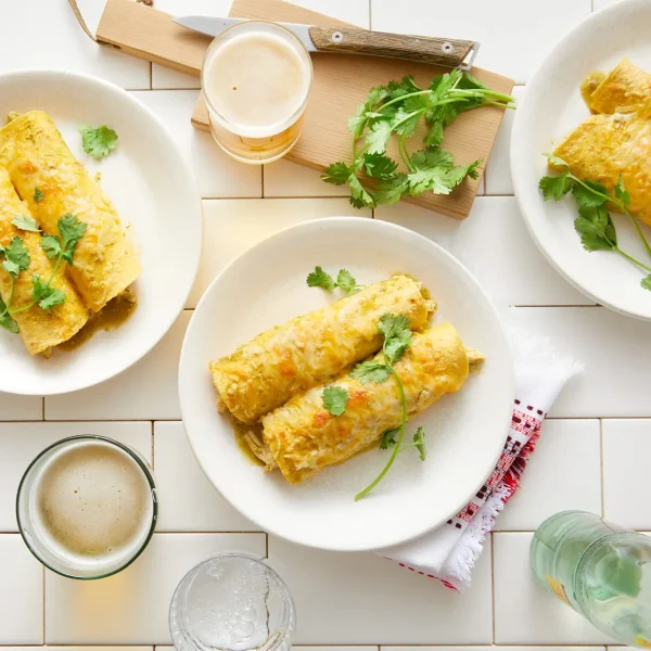 Easy Chicken Enchiladas Verdes cover