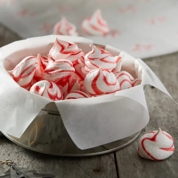 Christmas Peppermint Meringue Swirls cover