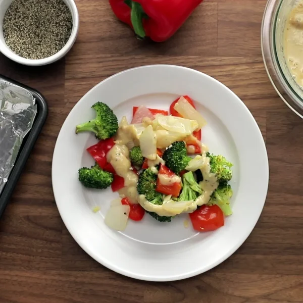 Roasted Vegetables with Easy Tahini-Miso Sauce cover