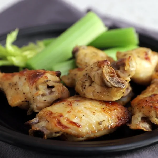 Honey-Dijon Baked Chicken Wings cover