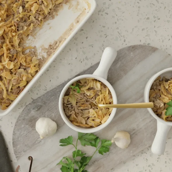 French Onion Beef Casserole cover