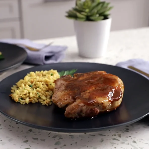 Brown Sugar Glazed Pork Chops cover