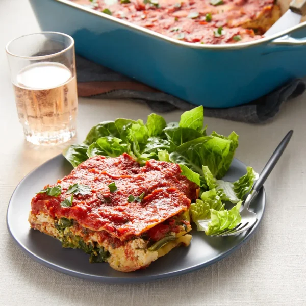 Vegan Spinach Lasagna cover
