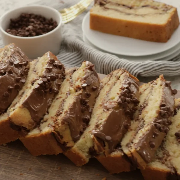 Nutella Swirl Pound Cake cover