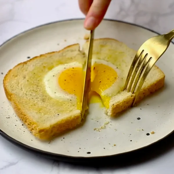 Family-Style Sheet Pan Egg-in-a-Hole cover