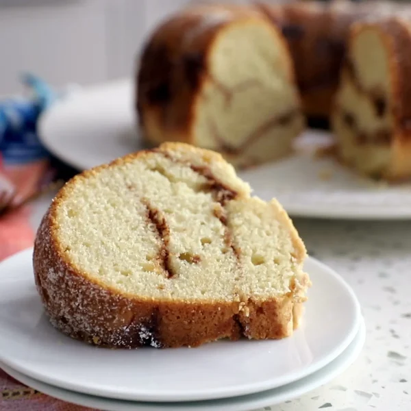 Cinnamon Swirl Sour Cream Bundt Cake cover