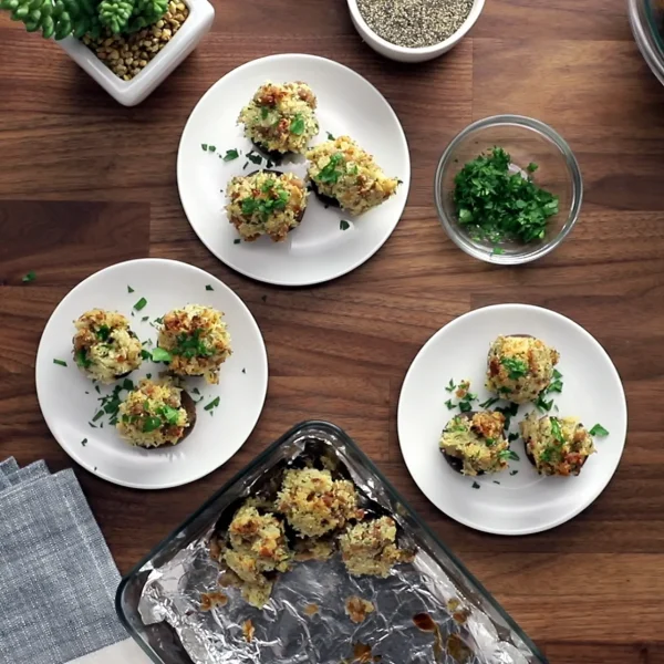 Italian Sausage-Stuffed Mushrooms cover