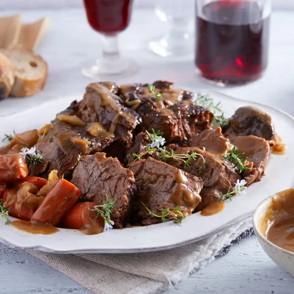 Slow Cooker Balsamic-Red Wine Pot Roast cover