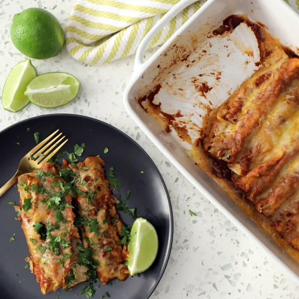 Skinny Chicken Enchiladas cover