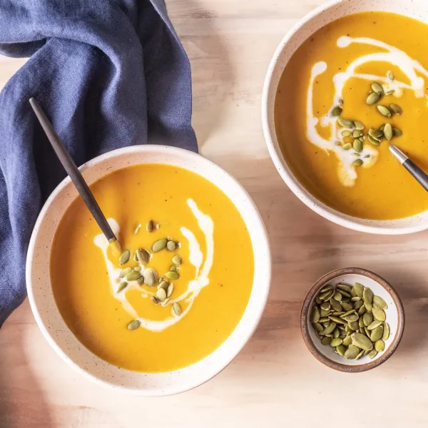 Creamy Roasted Garlic Butternut Squash Soup cover