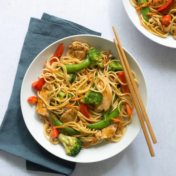 Chicken and Vegetable Lo Mein cover