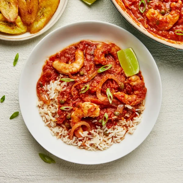 Puerto Rican Shrimp with Creole Sauce (Camarones a la Criolla) cover