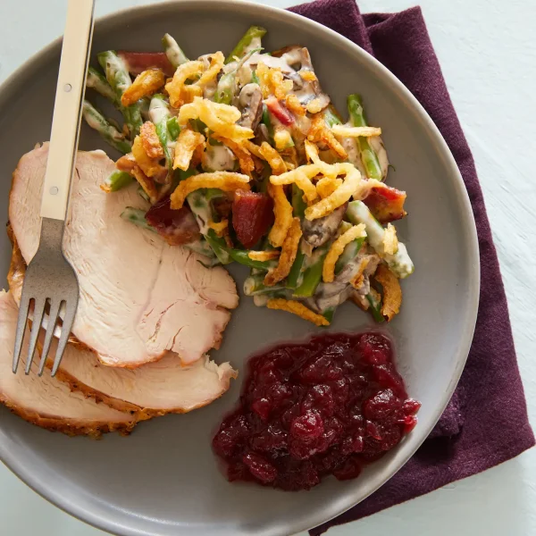 Bacon Green Bean Casserole cover