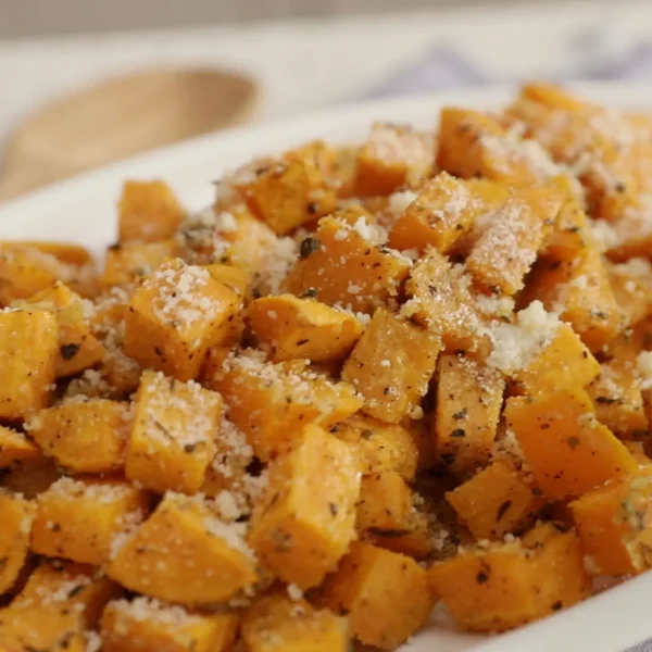 Roasted Parmesan Herb Sweet Potatoes cover