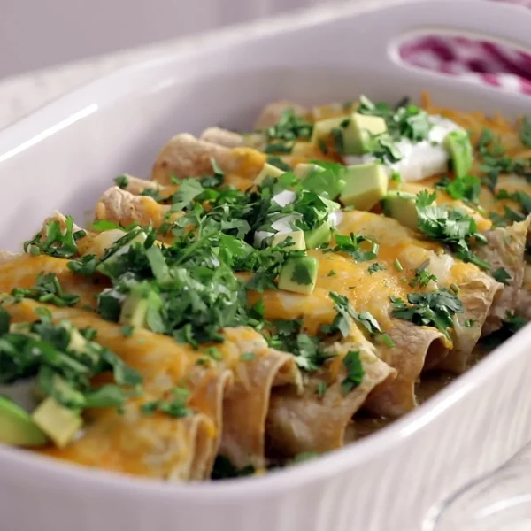 Black Bean, Egg, and Vegetable Breakfast Enchiladas Verdes cover