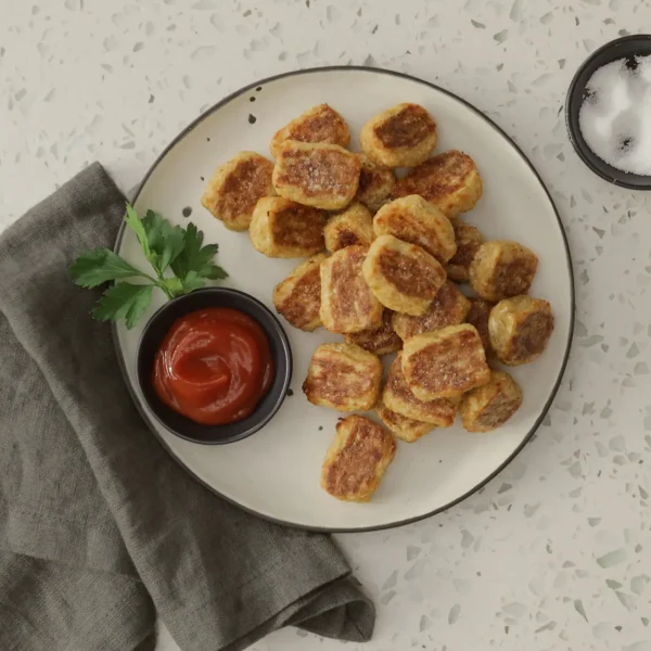 Cheesy Baked Cauliflower Tots cover