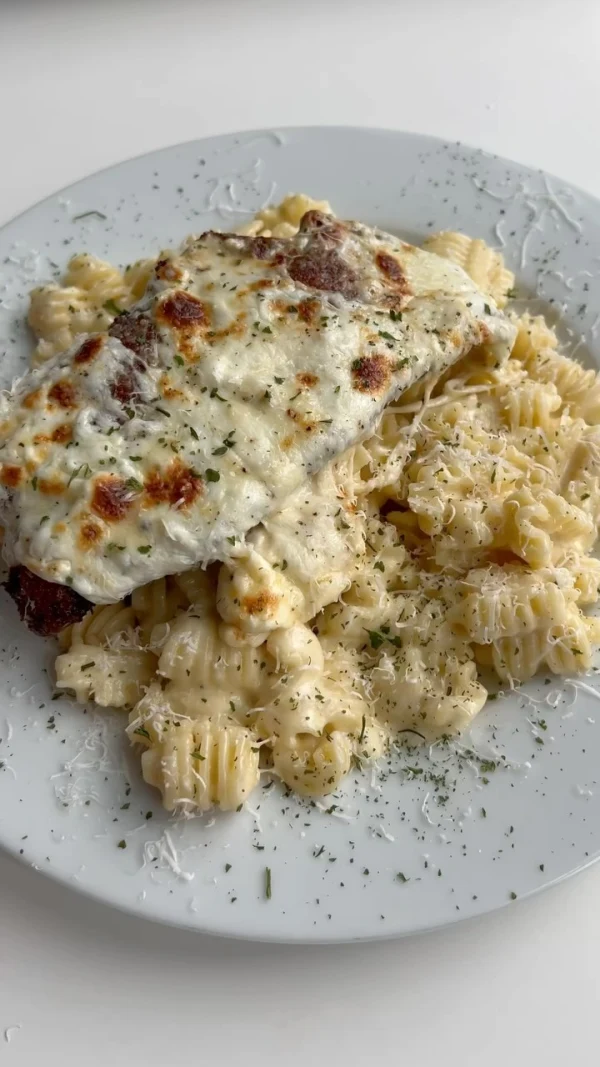 Alfredo Chicken Parmesan Pasta cover