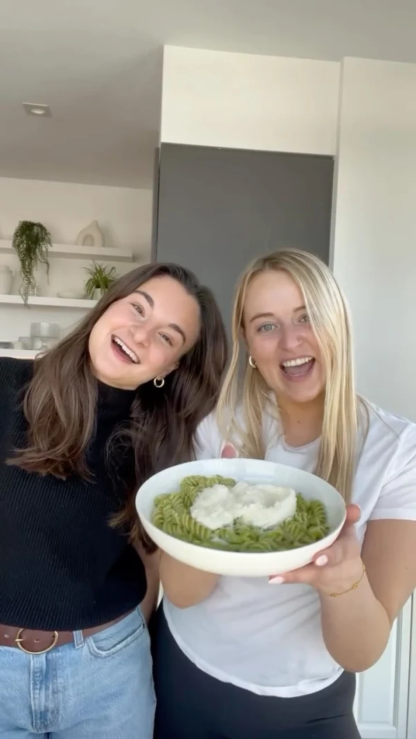 Homemade Basil Pesto Pasta cover