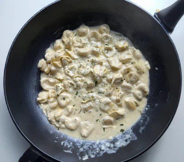 Three Cheese Tortellini Alfredo cover