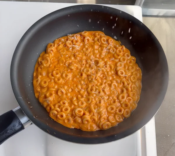 Spaghetti O’s Inspired Vodka Pasta cover