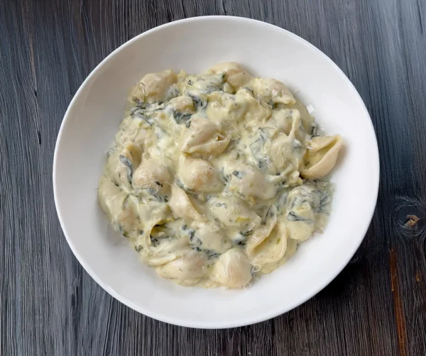 Spinach & Artichoke Dip Pasta cover