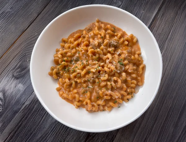 High Protein Vodka-Style Pasta cover