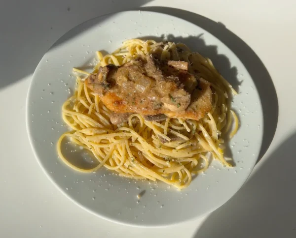 Chicken Marsala Pasta cover