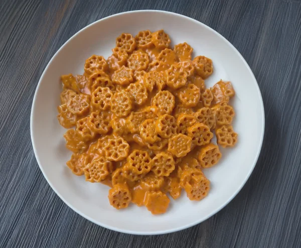 Snowflake Pasta with Vodka Sauce cover