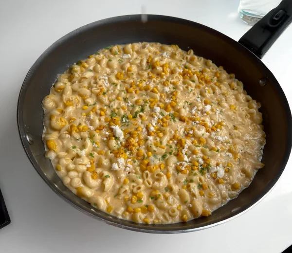 Elote-Inspired Corn Pasta cover