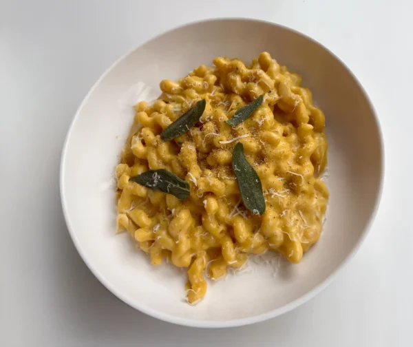 Cheesy Butternut Squash Pasta with Sage cover