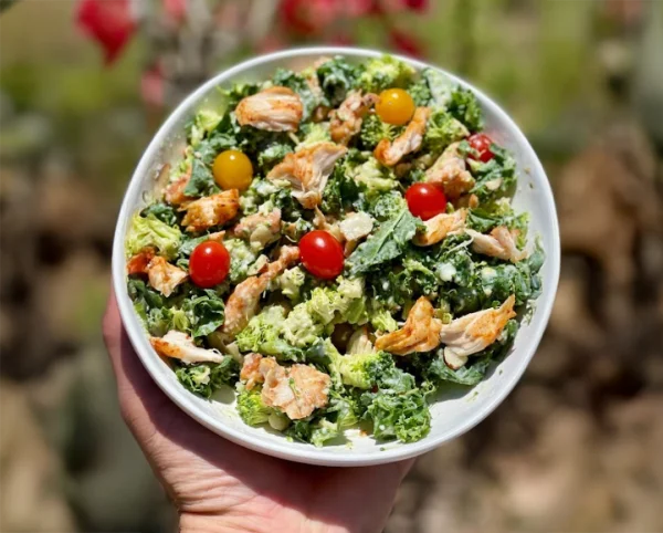 Healthy Homemade Chicken Caesar Salad cover